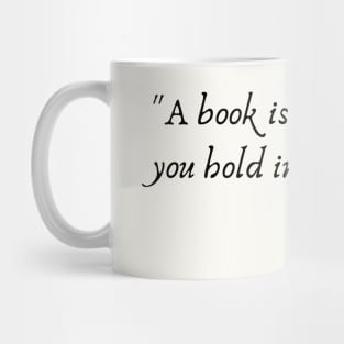 A Quote about Books by Neil Gaiman Mug